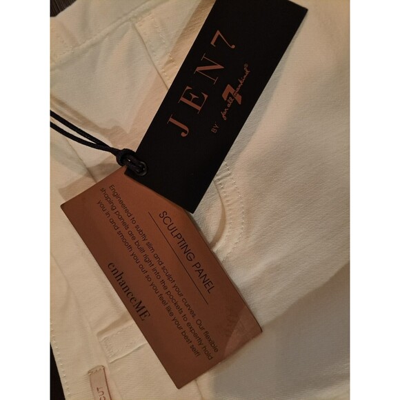 7 For All Mankind Jen 7 Slim Bootcut Jeans Seven White Women's size 14 NWT! - Picture 11 of 11